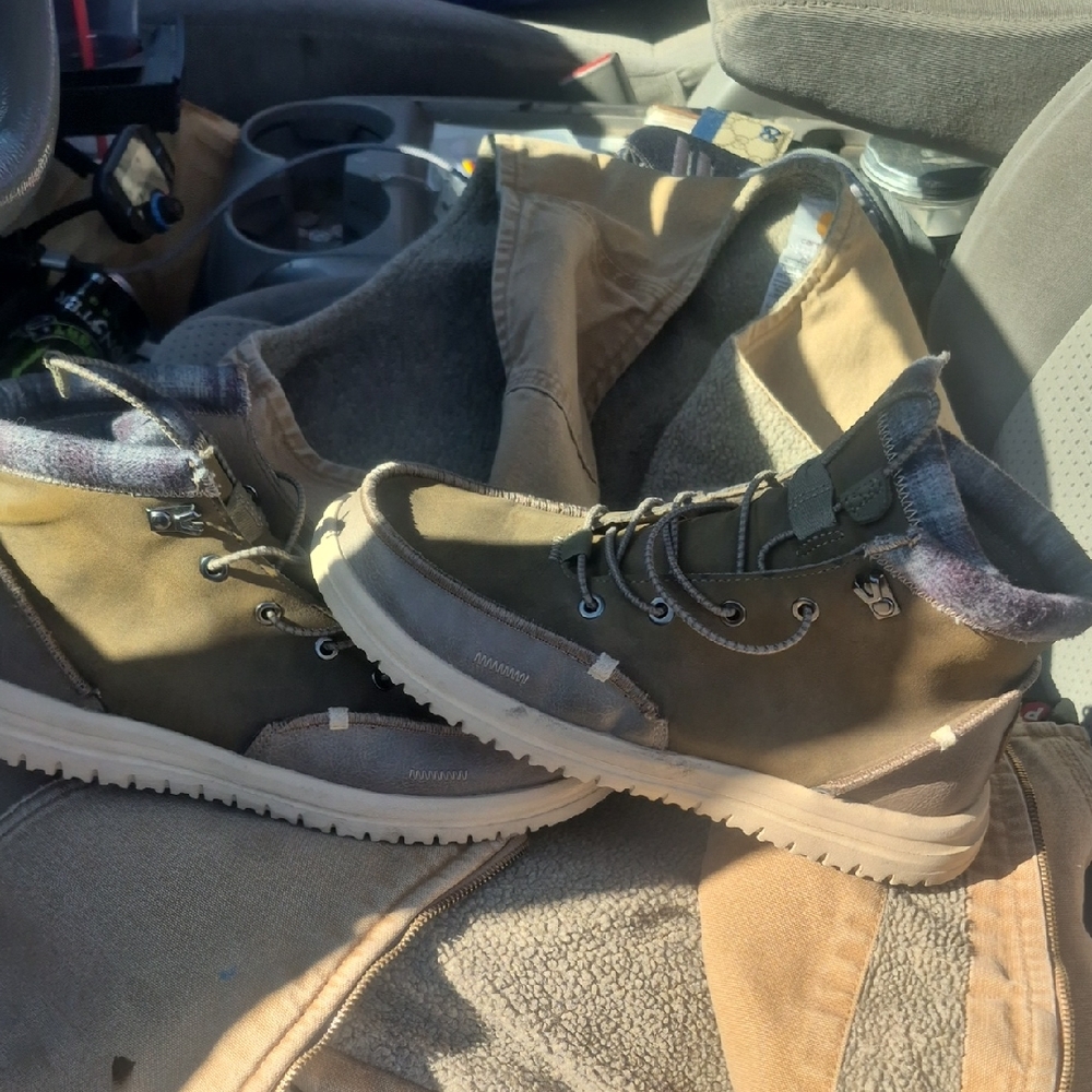 Hey Dude Men's Khaki Boots